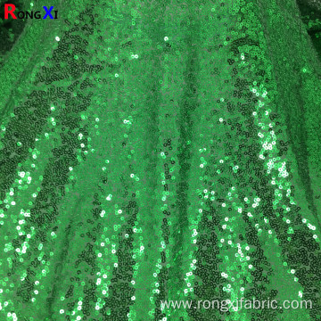 Sequin Mesh 3mm Green Sequin Fabric